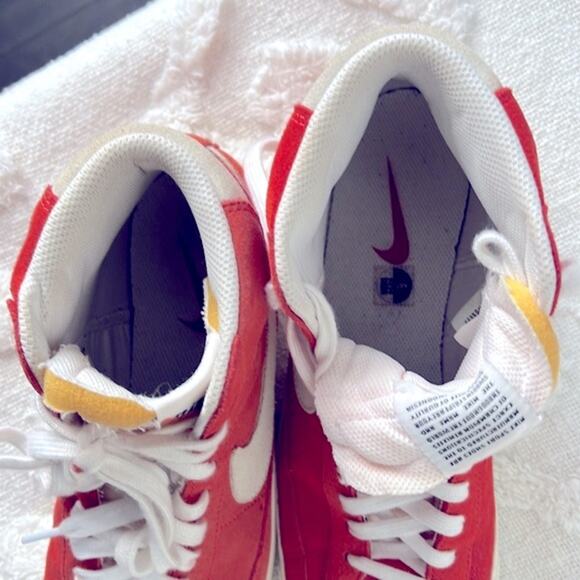 Nike Men's Blazer Mid '77 Suede 'Texas Longhorns' Lace up Sneakers size 9 - Picture 6 of 11